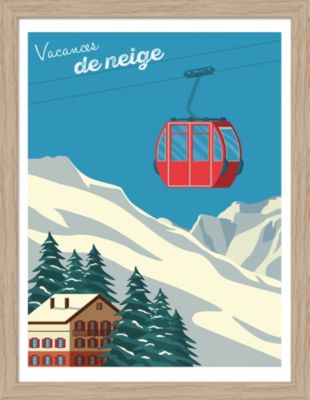 Image encadrée Lift cadre en bois 30x40 cm