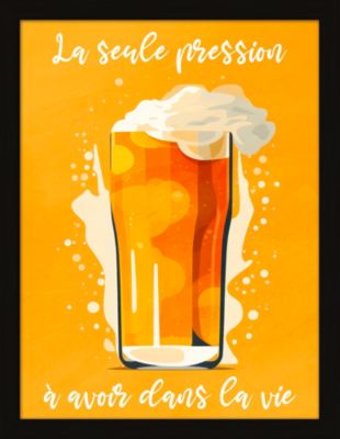 Image encadrée Beer cadre noir 30x40 cm