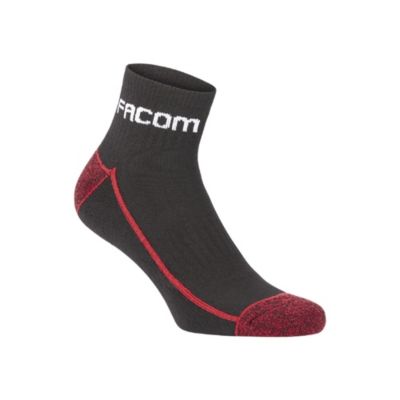 Chaussette de travail basse noire Facom Taille 41/45, 2 paires