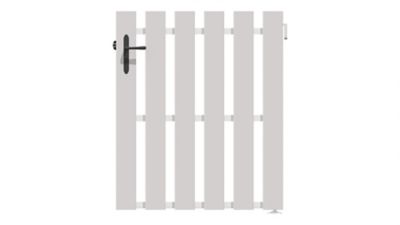 Portillon Jardimat pvc Arènes blanc 9016 - 100 x h.140 cm