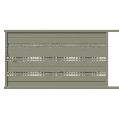 Portail Jardimat coulissant aluminium Cannet 7030 - 350 x h.171 cm