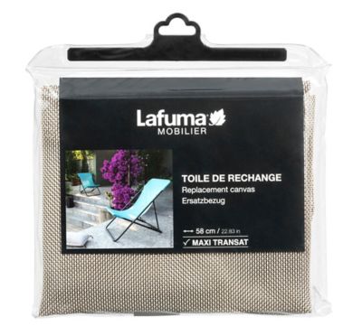 Toile de rechange pour transat Lafuma Maxi transat seigle