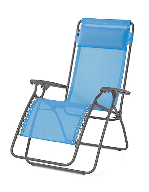 Relax métal et toile Lafuma RT Batyline azur Relax métal et toile Lafuma RT Batyline azur