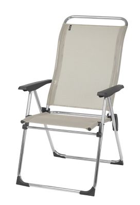 Fauteuil aluminium Lafuma Cham coloris seigle confortable