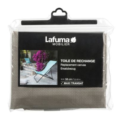 Toile de rechange pour transats - compatible avec gamme Maxi Transat - couleur beige seigle - Lafuma LFM2655_9868
