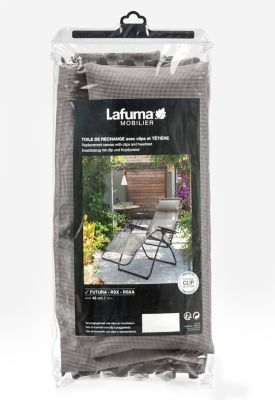Toile de rechange pour fauteuils Relax - compatible avec gamme Rsx/Futura - couleur bleu ciel - Lafuma LFM2676_9711