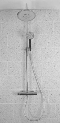 Colonne de douche thermostatique connectée Sarodis Linea