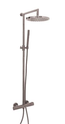 Colonne de douche thermostatique Sarodis Smart Rhodium