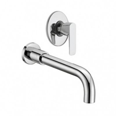 Mitigeur de lavabo à  encastrer chromé Sarodis Fano