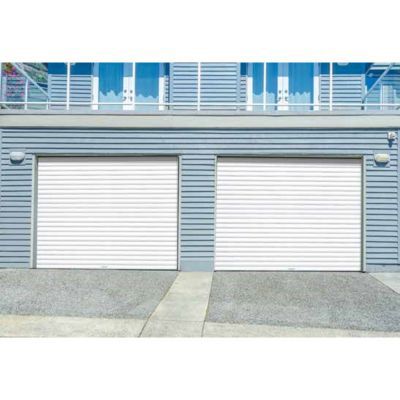 Porte de garage enroulable PROTECTA Opale blanche - L.240 x h.200 cm