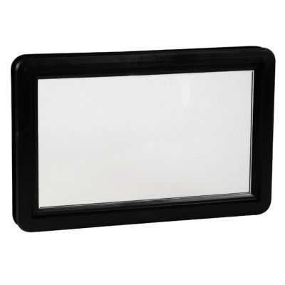 Hublot rectangulaire noir 34,2 x h.21 cm