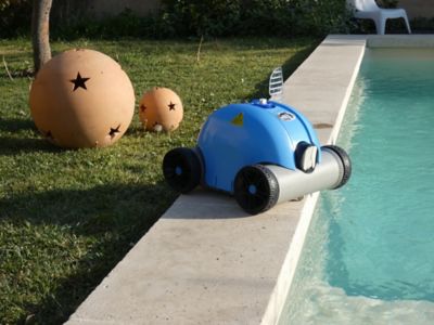 Robot autonome sans fil pour piscine Orca 050 cl Aqualux bleu