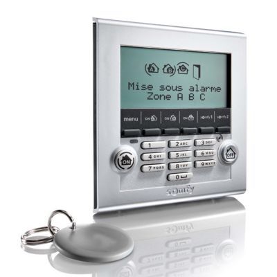 Clavier de contrôle LCD alarme Somfy