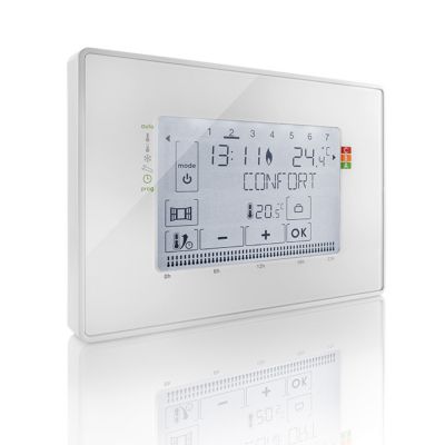 Thermostat programmable filaire contact sec Somfy