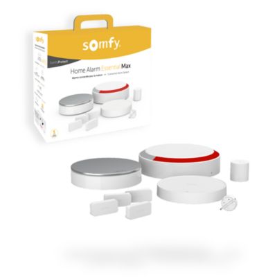 Alarme maison Home Alarm Essential Max - Somfy - Système d'alarme sans fil connecté avec détecteurs et accessoires - Compatible TaHoma switch
