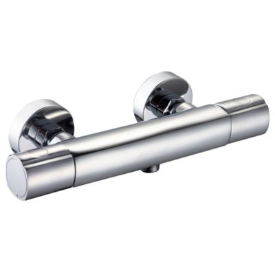 Mitigeur de douche thermostatique mural  chrome  Essebagno Carra