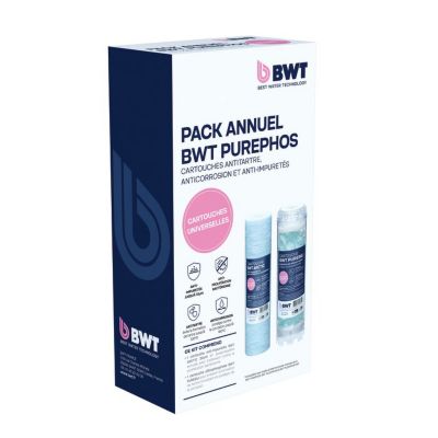 Pack annuel de cartouches BWT ARCTIC 20 µm + PURESILI Anti impuretés + antibactérien - vue 2