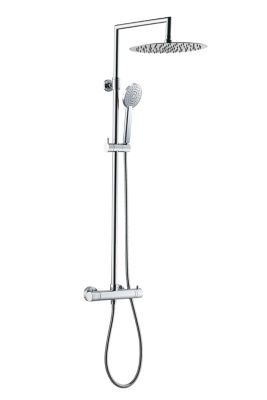 Colonne de douche thermostatique chromée Fangolo