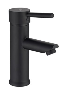 Mitigeur de lavabo H.18,9 cm, noir, Essebagno Deco