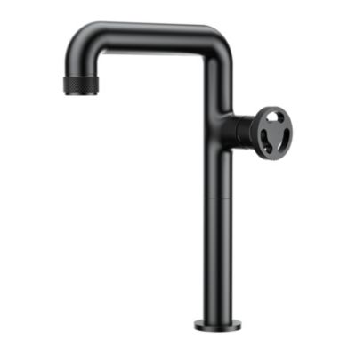 Mitigeur de lavabo XL H.32 cm, noir, Essebagno Factory