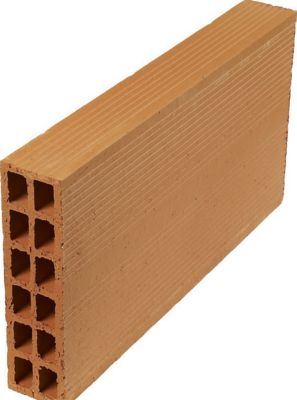 Brique platrière de cloison 8 x 25 x 57 cm