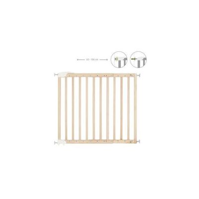 Badabulle Deco Pop Bois Barriere de Securite Extensible Fixation Pression + Vis 63,5 - 106cm