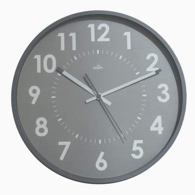 ORIUM Horloge murale silencieuse à diamètre 30cm Aluminium - vue 1