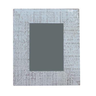 Cadre photo bois blanchi Wood l.10 x H.15 cm