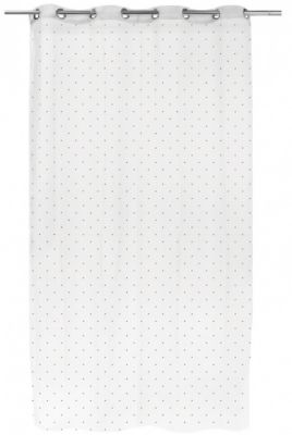 Voilage tamisant Swan et doré .140 x H.250 cm