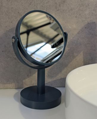 Miroir grossissant en plastique bleu nuit Mael Azao