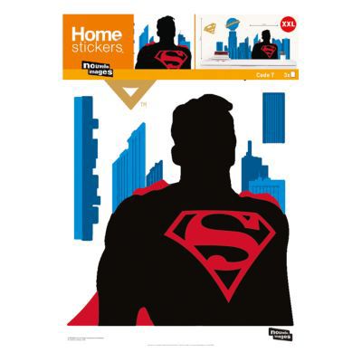 Image of Adhésif Superman City XXL Warner 49 x 69 cm 3661928167274_CAFR