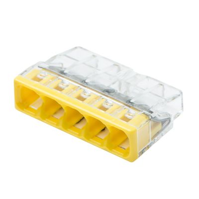 10 mini bornes automatiques 5 entrées Wago (2273) 0,5 - 2,5 mm²