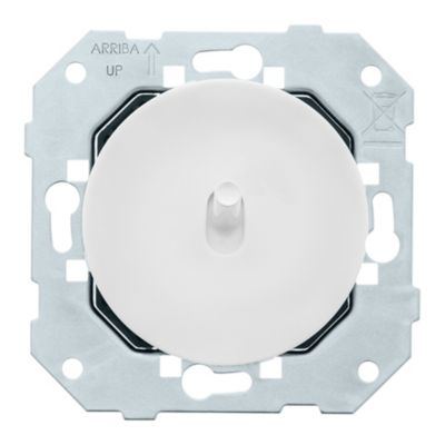 Interrupteur va et vient Fontini Dom blanc à composer