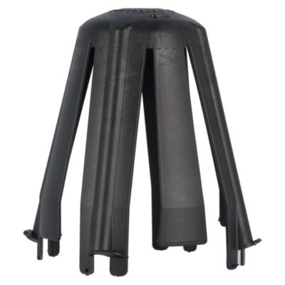 Lot de 3 capots de protection pour spot encastrés SpotClip-II HellermannTyton noir