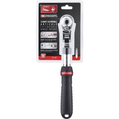 Cliquet extensible avec tête articulée robuste Taille 12 12 5 mm Facom SXL.171 - vue 3