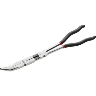 Outillage à main Facom Pince à becs demi ronds extra longue coudée - vue 2