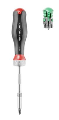 FACOM TOURNEVIS A CLIQUET PORTE EMBOUTS + 15 EMBOUTS - vue 2