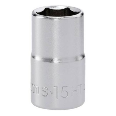 Facom .15HT Embout hexagonal 12" 15 mm acier chrome vanadium finition satinée