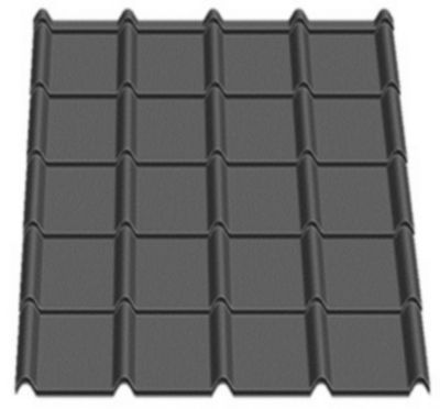 Tuile R Aréa Bacacier Gris Graphite emboitable