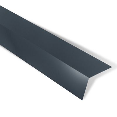 Bande égout tuile Bacacier L.1000mm gris 7016