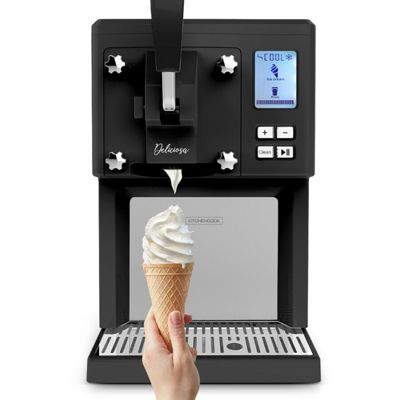 KitchenCook Deliciosa - Sorbetière 3-en-1 de qualité semi-professionnelle Beige - vue 4