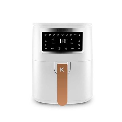 KitchenCook Friteuse Sans Huile 4l - 8 Programmes - Minuterie Numérique - Thermostat Réglable - 1400w Blanc - vue 6