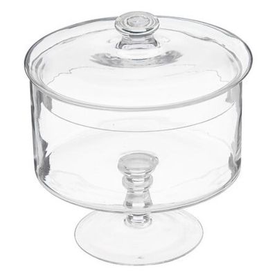 Secret De Gourmet Bonbonnière en verre bocal à gâteaux Transparent, L. 20 x l. 20 x H. 18.5 cm