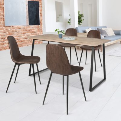 Lot de 4 chaises vintage DALI pour salle à manger