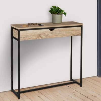 Idmarket Console 1 Tiroir Detroit - vue 7
