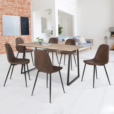 Lot de 6 chaises vintage DALI pour salle à manger - vue 6