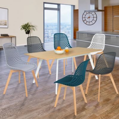 MARKET MANDY Chaises scandinaves mix Lot de 6 - vue 2