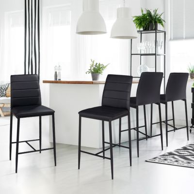 MARKET Tabourets ROMANE PVC Lot de 4 - vue 8