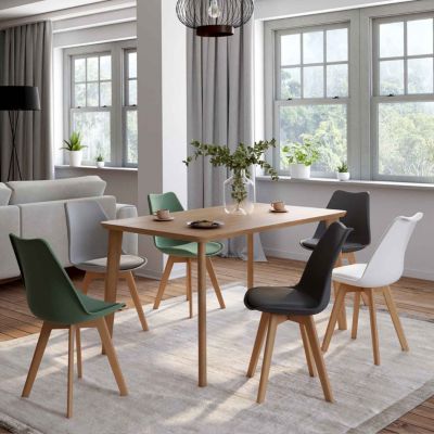 Lot de 6 scandinaves SARA mix color x2 x2 - vue 7
