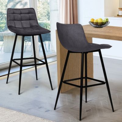 Lot de 2 tabourets de bar MADY - vue 10